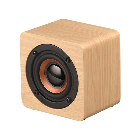 Q1 Wooden Mini Portable Mega Bass Wireless Bluetooth Speaker(Yellow) by buy2fix