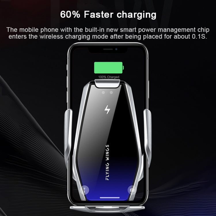 S7 15W QI 360 Degree Rotatable Infrared Induction Car Air Outlet Wireless Charging Mobile Phone Holder for 4.0-6.5 inch Mobile Phones(Gold) - Wireless Charger Holders by buy2fix | Online Shopping UK | buy2fix