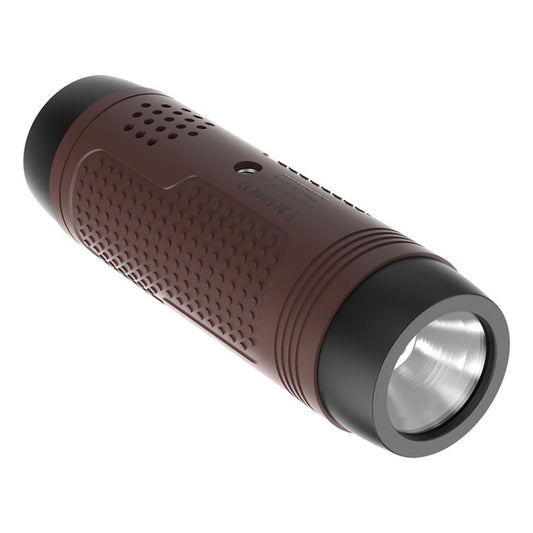 ZEALOT A2 Multifunctional Bass Wireless Bluetooth Speaker, Built-in Microphone, Support Bluetooth Call & AUX & TF Card & LED Lights (Brown) by ZEALOT