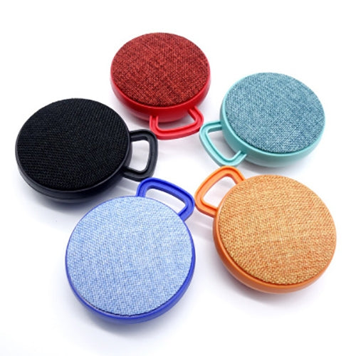 A01L Cloth Texture Round Portable Mini Bluetooth Speaker, Support Hands-free Call & TF Card(Black) by buy2fix