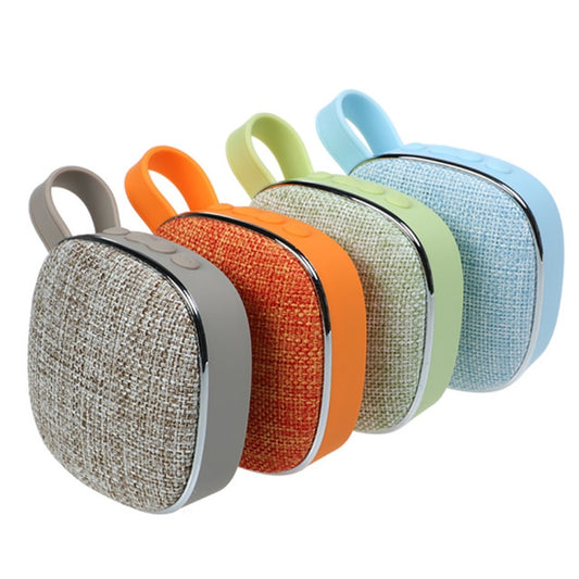 X25new Cloth Texture Square Portable Mini Bluetooth Speaker, Support Hands-free Call & TF Card & AUX(Green) by buy2fix