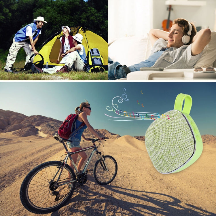 X25new Cloth Texture Square Portable Mini Bluetooth Speaker, Support Hands-free Call & TF Card & AUX(Orange) by buy2fix