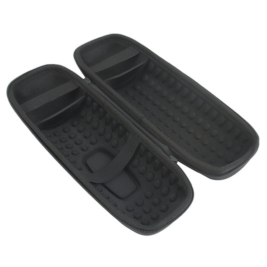 EVA Portable Speaker Storage Box Protective Cover with Shoulder Strap & Carabiner For JBL Charge 5 (Black) by buy2fix