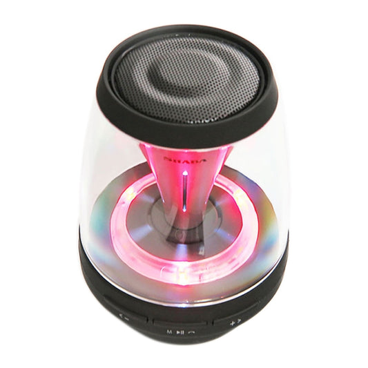SHABA VS-18 Bluetooth 4.2 Multi-function Portable Small Magic Lamp Colorful Wireless Bluetooth Speaker (Black) by buy2fix