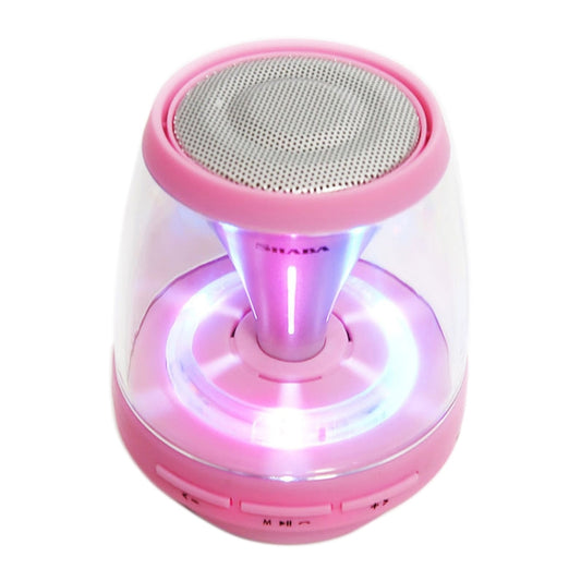 SHABA VS-18 Bluetooth 4.2 Multi-function Portable Small Magic Lamp Colorful Wireless Bluetooth Speaker (Pink) by buy2fix