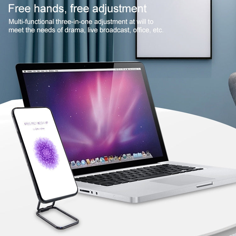 cmzwt CPS-028 Adjustable Folding Magnetic Mobile Phone Desktop Holder Bracket(Black) by buy2fix