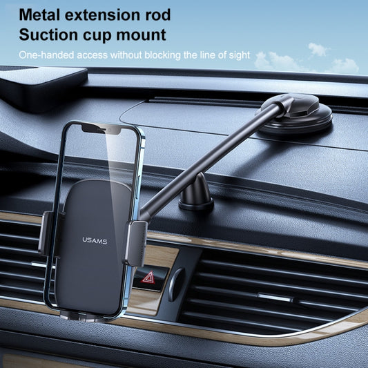 USAMS US-ZJ065 Car Center Console Windshield Mobile Phone Holder by USAMS