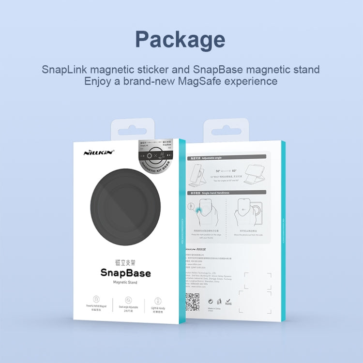 NILLKIN Skin-friendly Version Magsafe Ring Magnetic Mobile Phone Holder Set(Purple) by NILLKIN