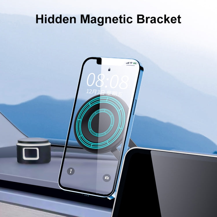 R-JUST HZ19 Car Mobile Phone Magnetic Bracket (White) - Universal Car Holders by R-JUST | Online Shopping UK | buy2fix