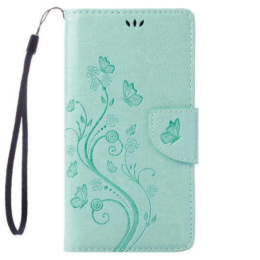 For iPhone 8 & 7 Pressed Flowers Horizontal Flip Leather Case with Holder & Card Slots & Wallet(Green) by buy2fix