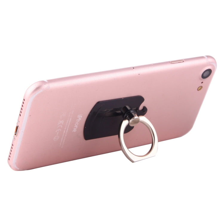 Cmzact CPS-2in1 2 in 1 Eagle Shape 360 Degrees Rotation Magnetic Phone Ring Stent Car Hook Mount(Black) - Ring Holder by buy2fix | Online Shopping UK | buy2fix