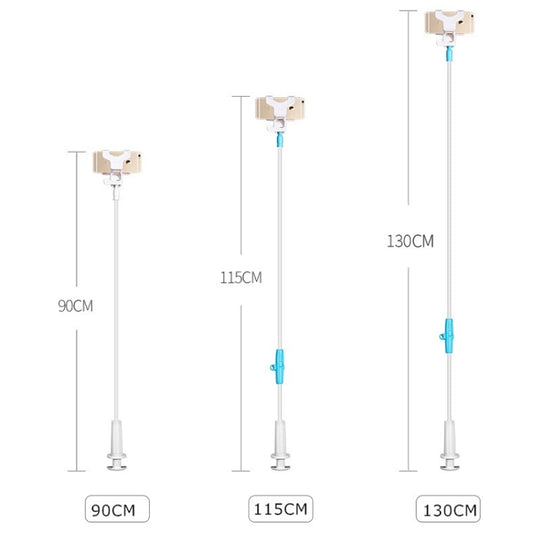 UBN-46 Regular Version Rotatable and Detachable Lazy Desktop Bedside Stand Mobile Phone Stand, Height: 90cm (White) by buy2fix