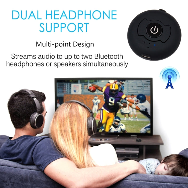 H366T Portable Multi-point Bluetooth 4.0 Audio Transmitter for iPhone, Samsung, HTC, Sony, Google, Huawei, Xiaomi and other Smartphones - Audio Receiver Transmitter by buy2fix | Online Shopping UK | buy2fix