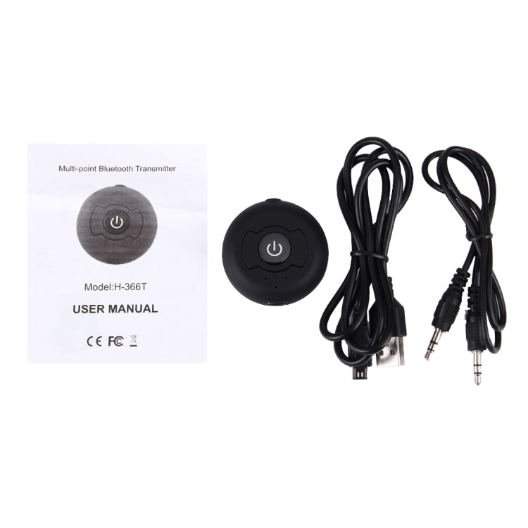 H366T Portable Multi-point Bluetooth 4.0 Audio Transmitter for iPhone, Samsung, HTC, Sony, Google, Huawei, Xiaomi and other Smartphones - Audio Receiver Transmitter by buy2fix | Online Shopping UK | buy2fix