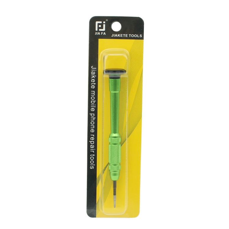 JIAFA JF-609-0.6Y Tri-point 0.6 Repair Screwdriver for iPhone X/ 8/ 8P/ 7/ 7P & Apple Watch(Green) - Screwdriver by JIAFA | Online Shopping UK | buy2fix