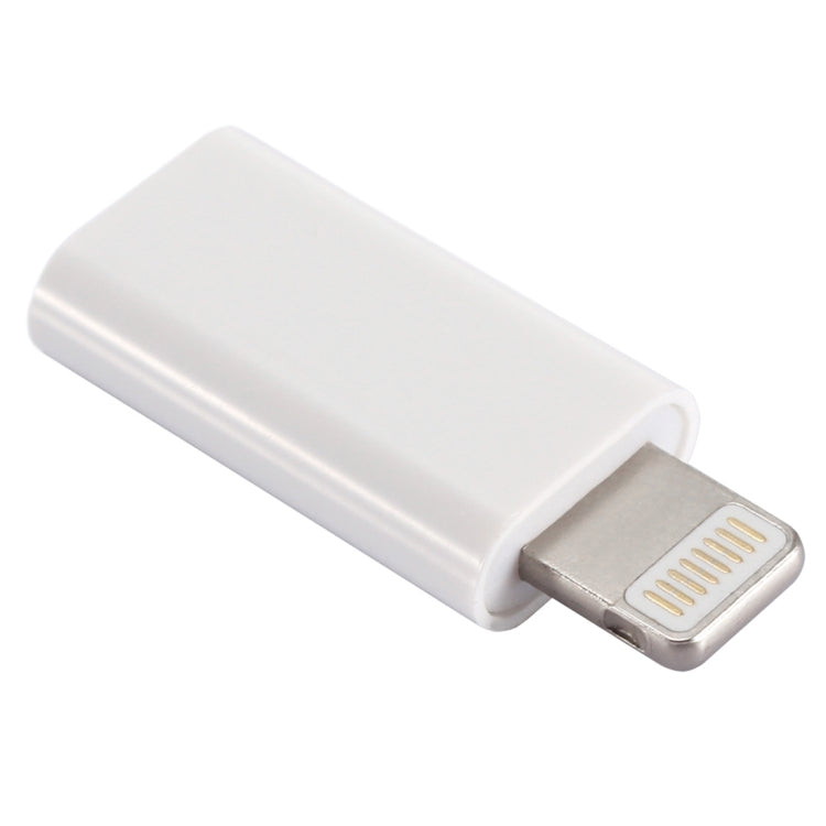 ENKAY Hat-Prince HC-6 Mini ABS USB-C / Type-C 3.1 to 8 Pin Port Connector Adapter(White) - Converter & Adapter by ENKAY | Online Shopping UK | buy2fix