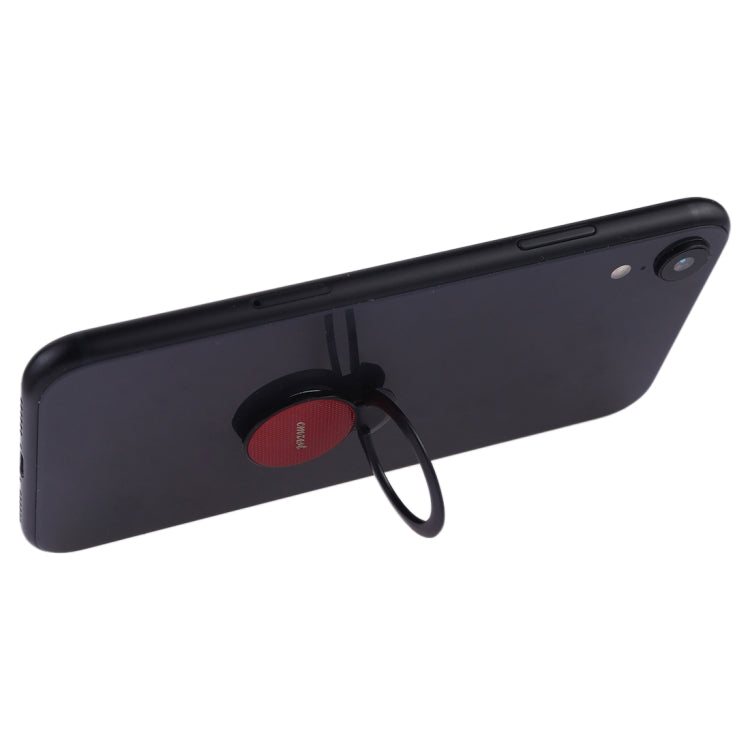 CPS-019 Universal Super-thin Phone Stand Ring Holder with Magnetic Function (Red) by buy2fix