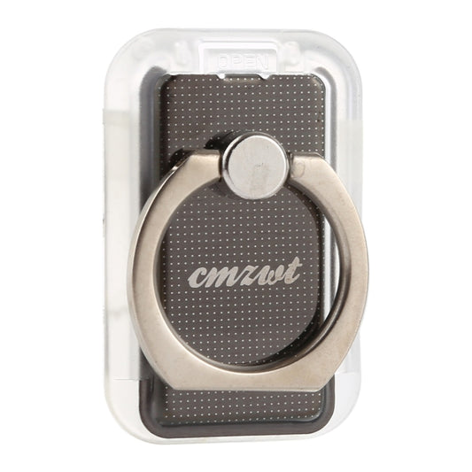 CPS-013 360 Degrees Rotate Freely Removable Magnetic Ring Stand Phone Holder, Support Wireless Charging(Black) by buy2fix