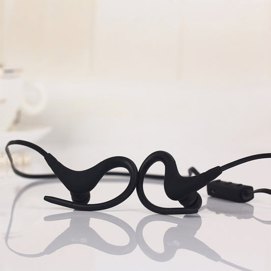 BT-1 Wireless Bluetooth In-ear Headphone Sports Headset with Microphones, for Smartphone, Built-in Bluetooth Wireless Transmission, Transmission Distance: within 10m(Black) by buy2fix