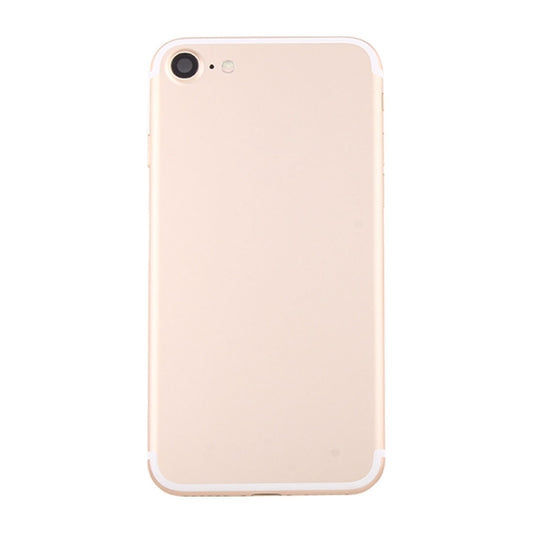 Battery Back Cover Assembly with Card Tray for iPhone 7 (Gold) by buy2fix