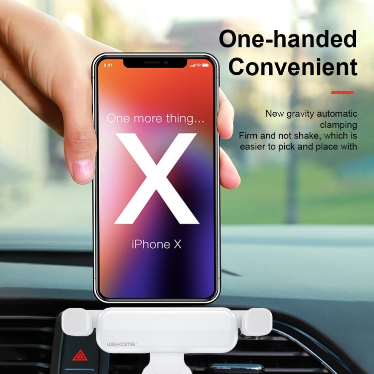 WK WA-S41 iDeal Series Car Gravity Bracket Car Air Outlet FoldingMobile Phone Holder Bracket by WK