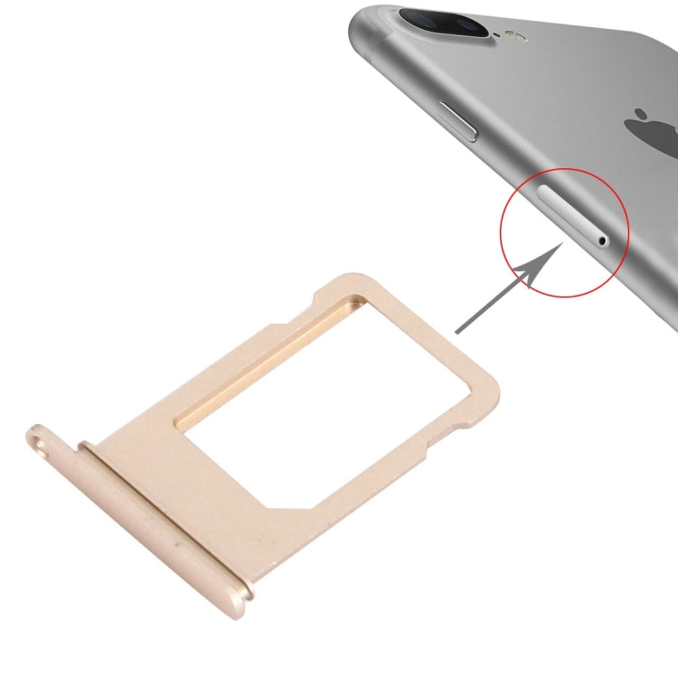 Card Tray for iPhone 7 Plus(Gold) - iPhone 7 Plus Parts by buy2fix | Online Shopping UK | buy2fix