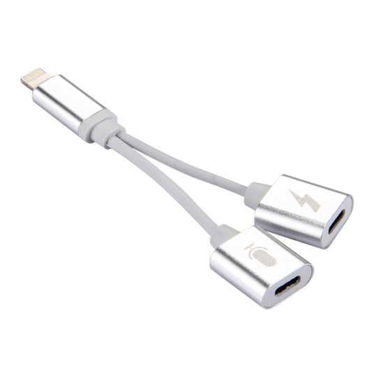 8 Pin Male to Female Charger + 8 Pin Female Audio Adapter, Support iOS 10.3.1 or Above Phones & Call Function by buy2fix