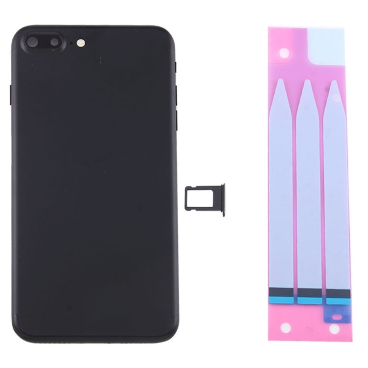for iPhone 7 Plus Battery Back Cover Assembly with Card Tray(Black) by buy2fix