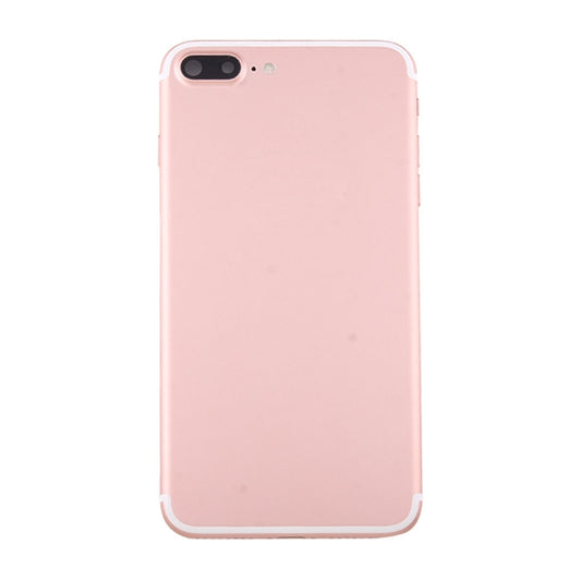 Battery Back Cover Assembly with Card Tray for iPhone 7 Plus (Rose Gold) by buy2fix