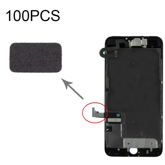 100 PCS LCD Display Flex Cable Cotton Pads for iPhone 7 Plus - iPhone 7 Plus Parts by buy2fix | Online Shopping UK | buy2fix