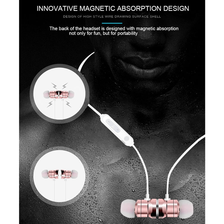 X3 Magnetic Absorption Sports Bluetooth 5.0 In-Ear Headset with HD Mic, Support Hands-free Calls, Distance: 10m(White) - Sport Earphone by buy2fix | Online Shopping UK | buy2fix