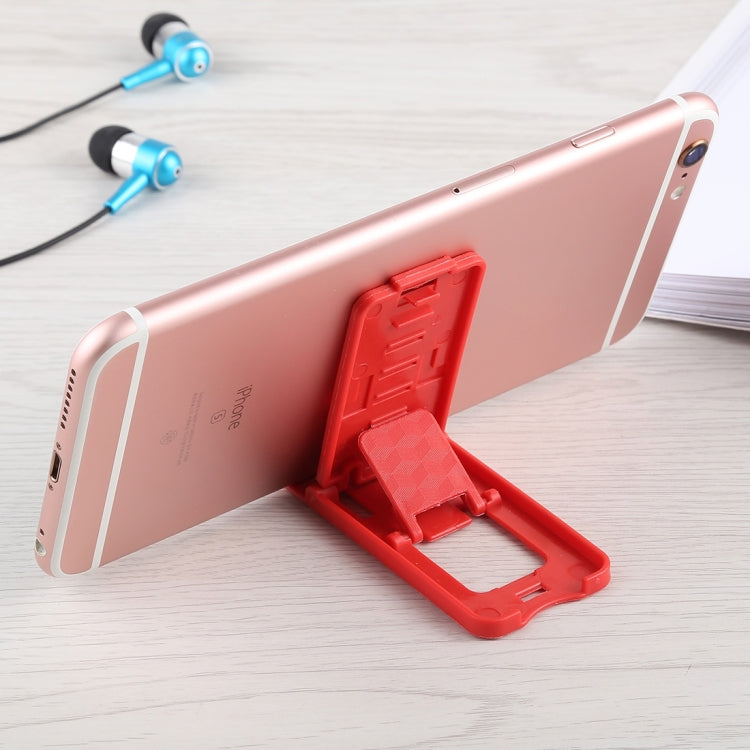 100 PCS Mini Universal Adjustable Foldable Phone Desk Holder, For iPhone, iPad, Samsung, Huawei, Xiaomi other Smartphones and Tablets, Random Color Delivery by buy2fix