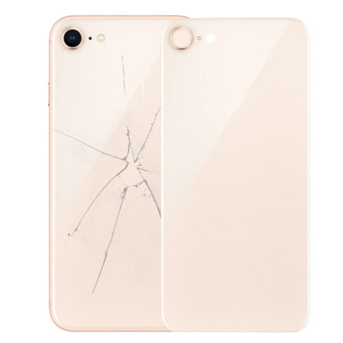 Back Cover with Adhesive for iPhone 8 (Gold) - iPhone 8 Parts by buy2fix | Online Shopping UK | buy2fix