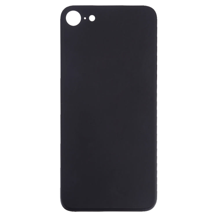 Easy Replacement Big Camera Hole Glass Back Battery Cover with Adhesive for iPhone 8(Black) - iPhone 8 Parts by buy2fix | Online Shopping UK | buy2fix