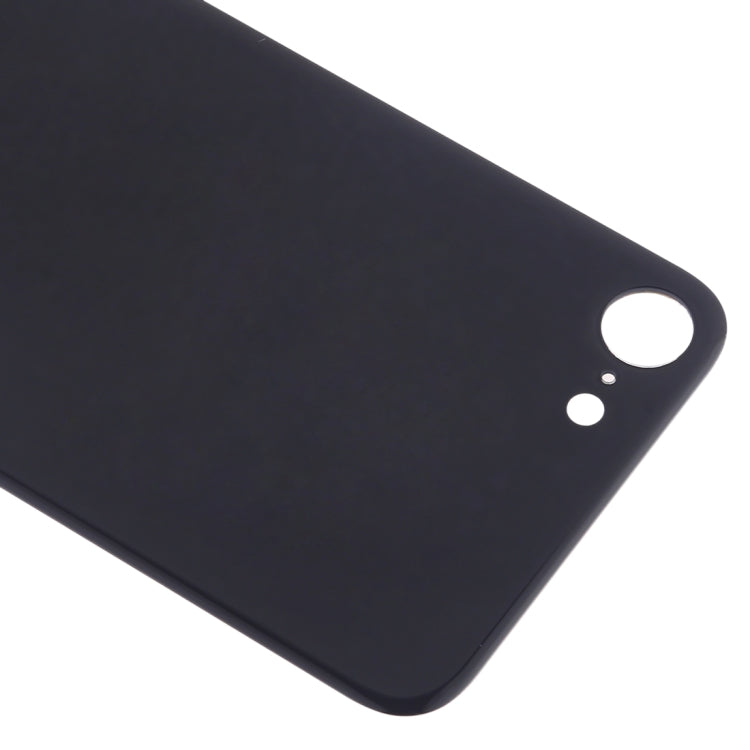 Easy Replacement Big Camera Hole Glass Back Battery Cover with Adhesive for iPhone 8(Black) - iPhone 8 Parts by buy2fix | Online Shopping UK | buy2fix