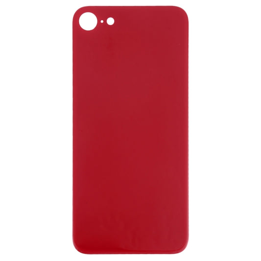 Easy Replacement Big Camera Hole Glass Back Battery Cover with Adhesive for iPhone 8(Red) - iPhone 8 Parts by buy2fix | Online Shopping UK | buy2fix