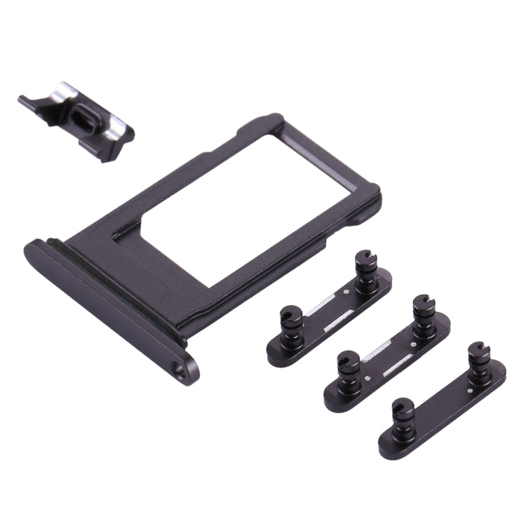 Card Tray + Volume Control Key + Power Button + Mute Switch Vibrator Key for iPhone 8 (Grey) by buy2fix