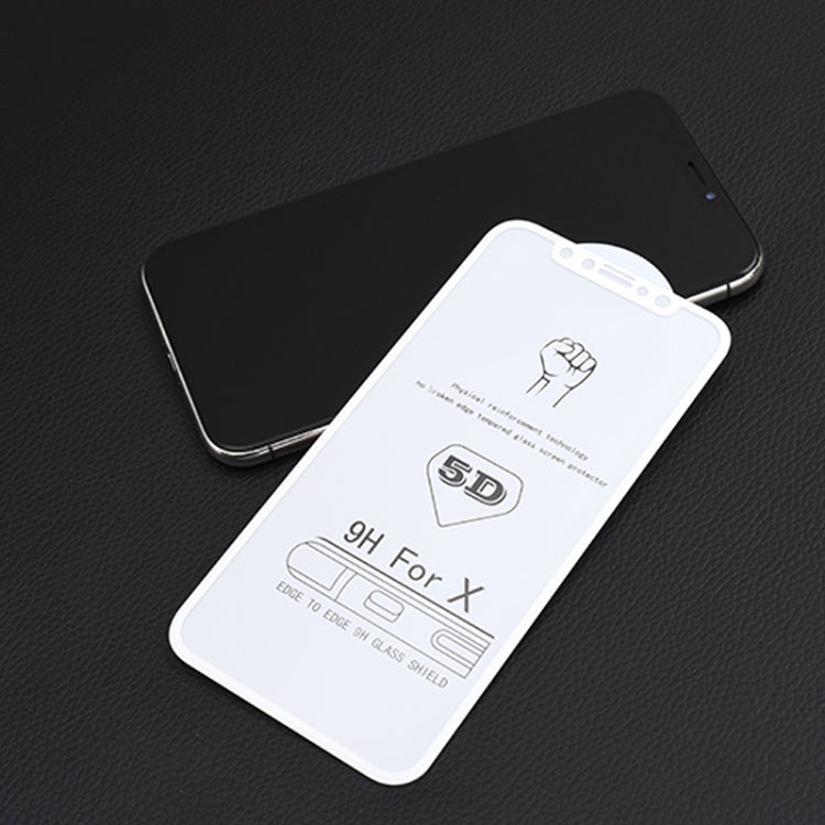 9H 5D Full Glue Full Screen Tempered Glass Film for iPhone 8 / 7 - iPhone 8 & 7 Tempered Glass by buy2fix | Online Shopping UK | buy2fix
