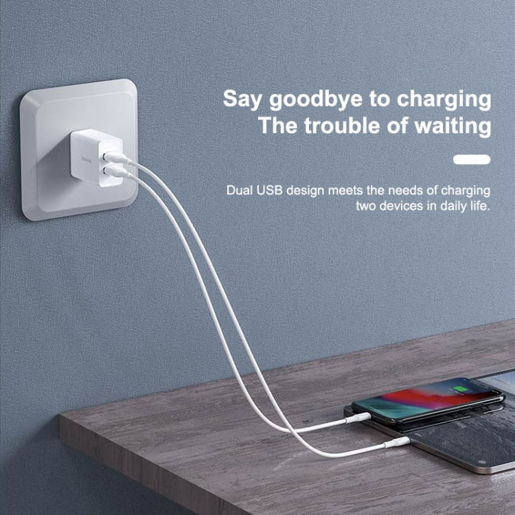 WK WP-U119 10W Dual USB Ports Travel Charger Power Adapter, US Plug - USB Charger by WK | Online Shopping UK | buy2fix