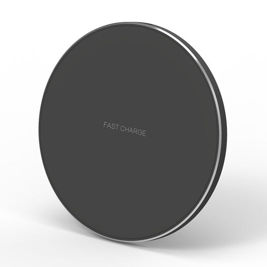 GY-68 Ultra-Thin Aluminum Alloy Wireless Fast Charging Qi Charger Pad(Black) by buy2fix