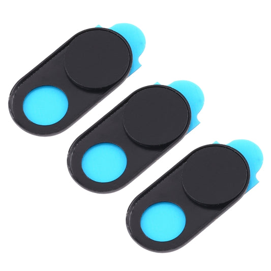 3 PCS Universal Ultra-thin Design Magnet WebCam Cover Camera Cover for Desktop, Laptop, Tablet, Phones(Black) by buy2fix