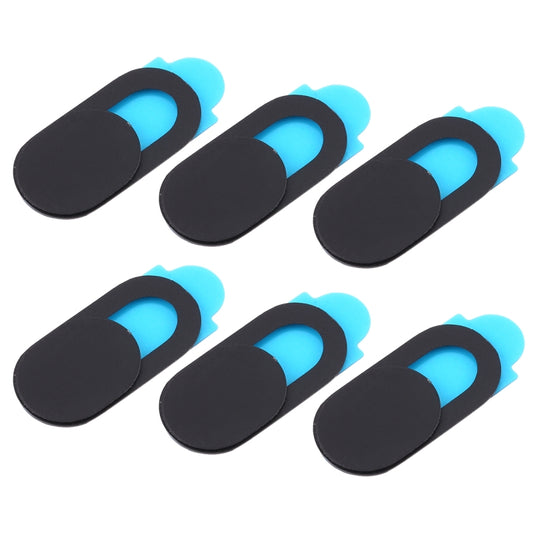 6 PCS Universal Ultra-thin Design WebCam Cover Camera Cover for Desktop, Laptop, Tablet, Phones(Black) by buy2fix