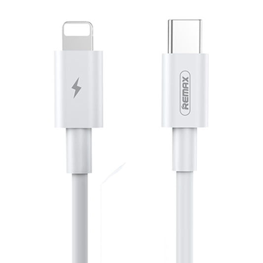 REMAX Marlik Series RC-175i PD 20W USB-C / Type-C to 8 Pin Interface Fast Charging Data Cable, Cable Length: 1m (White) by REMAX