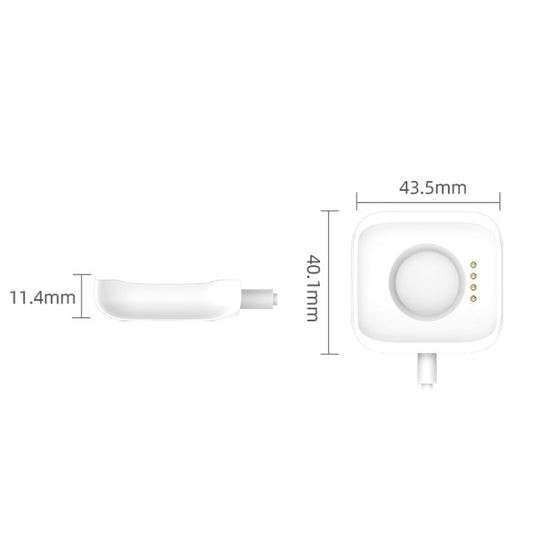 For OPPO Watch 41mm Smart Watch Magnetic Charger Charging Base(White) - by buy2fix | Online Shopping UK | buy2fix