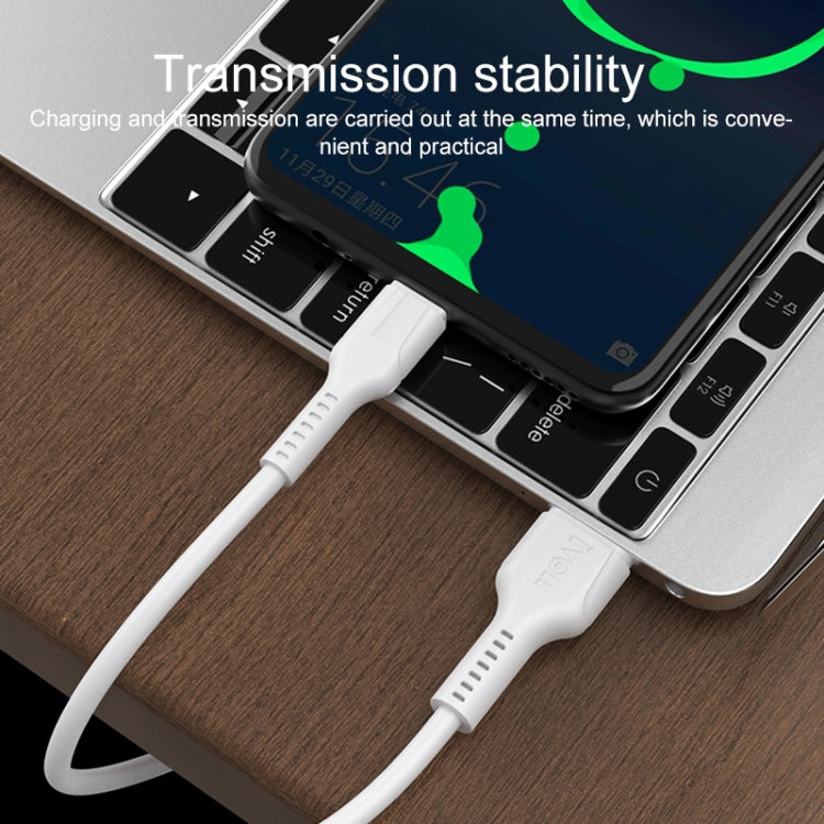 IVON CA86 5A Type-C / USB-C Super Fast Charging Data Cable, Length: 1m (White) - USB-C & Type-C Cable by IVON | Online Shopping UK | buy2fix
