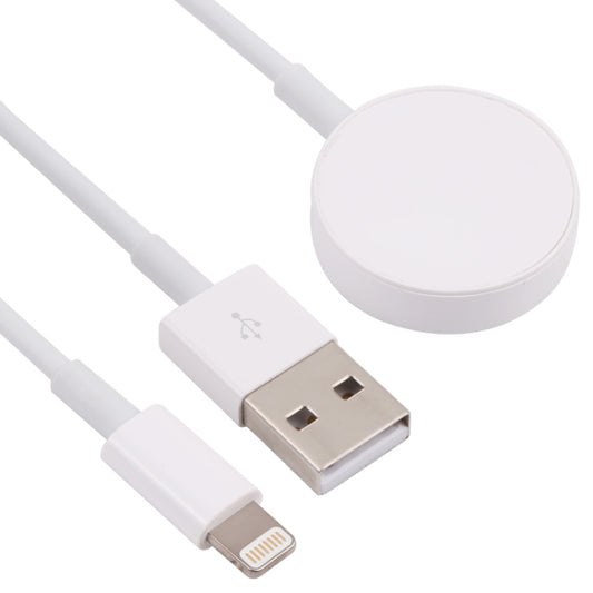2 in 1 USB to 8 Pin + + Magnetic Watch Wireless Charger Data Cable, Cable Length: 1.2m by buy2fix