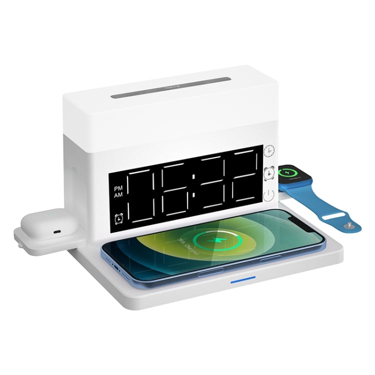 N65 6 in 1 Multifunctional Wireless Charger (White) - Wireless Charger by buy2fix | Online Shopping UK | buy2fix