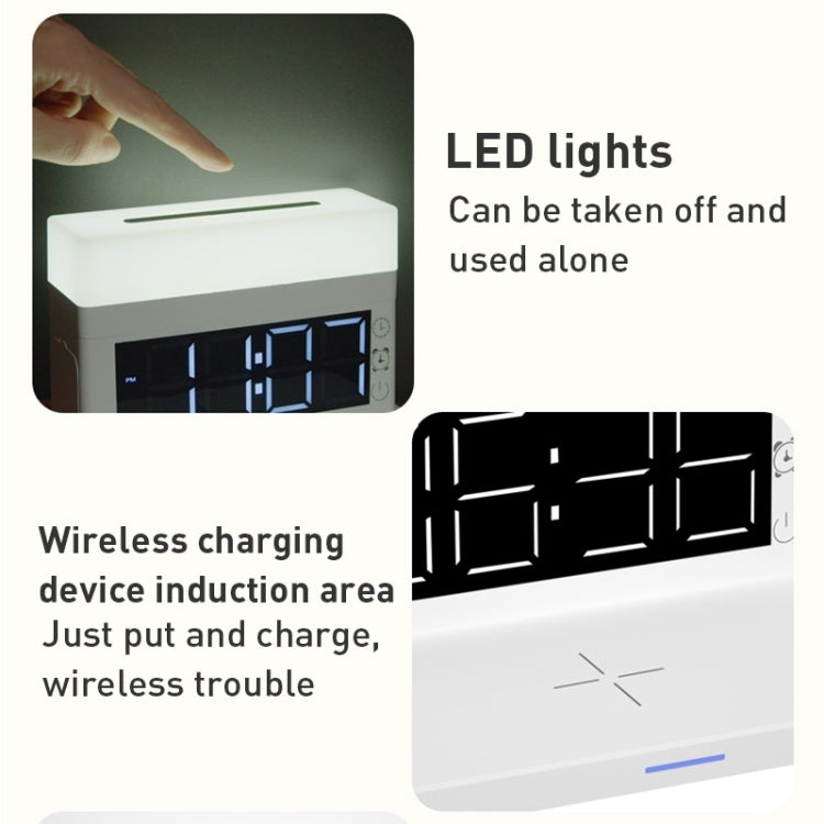 N65 6 in 1 Multifunctional Wireless Charger (White) - Wireless Charger by buy2fix | Online Shopping UK | buy2fix