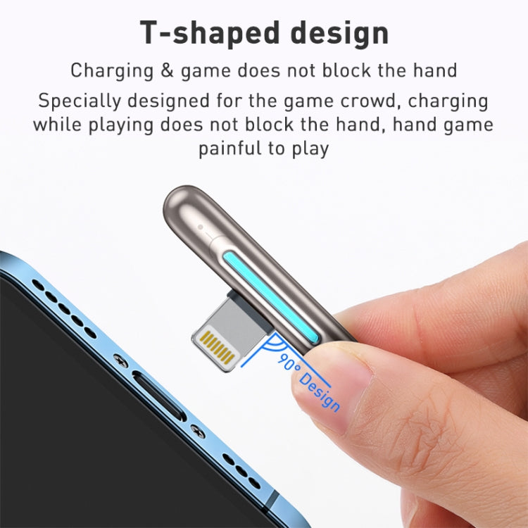 ROCK RCB0811 M3 20W USB-C/Type-C to 8 Pin Zinc Alloy Fast Charging Mobile Game Data Cable, Length: 1m by ROCK