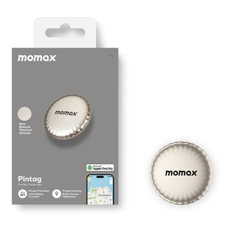 MOMAX PINTAG BR5 Wireless Positioning Anti-lost Device (Gold) by MOMAX